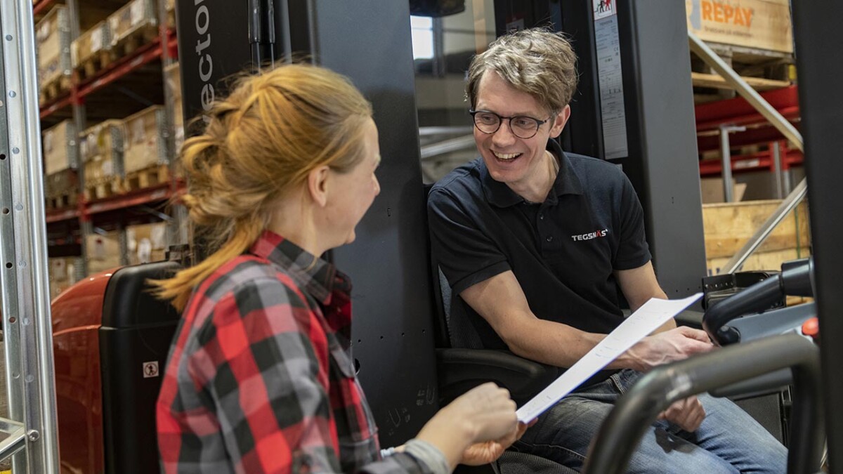 Tegsnäs Group - Mia Vindelhed and Emil Lundgren - co-operation - Tegsnäs Logistics - employees